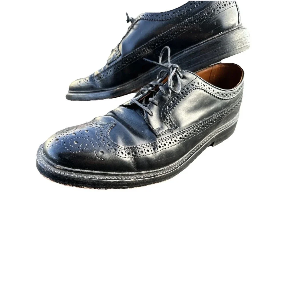 Men’s Bostonian Classics 11.5 D Black Wingtip Shoes